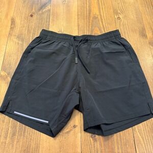 Bear Bottom Shorts Mens Large Black  5.5" Performance Stretch Drawstring